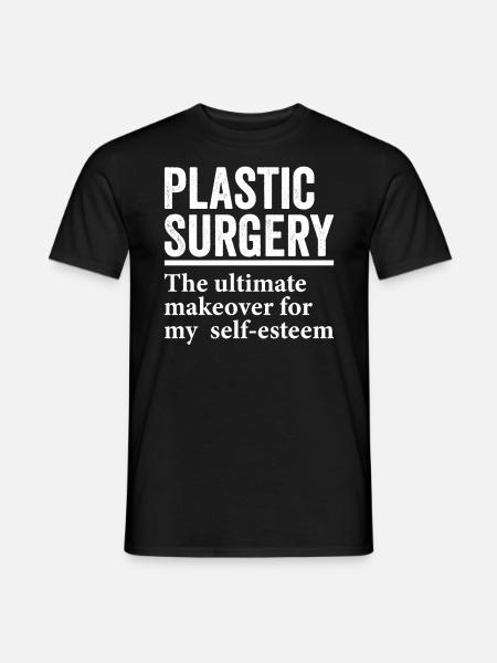 Plastic Surgery Rejuvenation Surgical - Men's T-Shirt - black