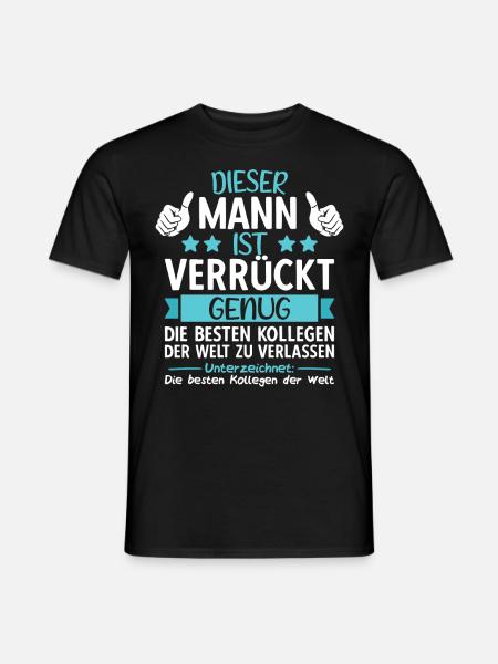 Kollege Abschied Jobwechsel Abschiedsgeschenk - Männer T-Shirt - Schwarz