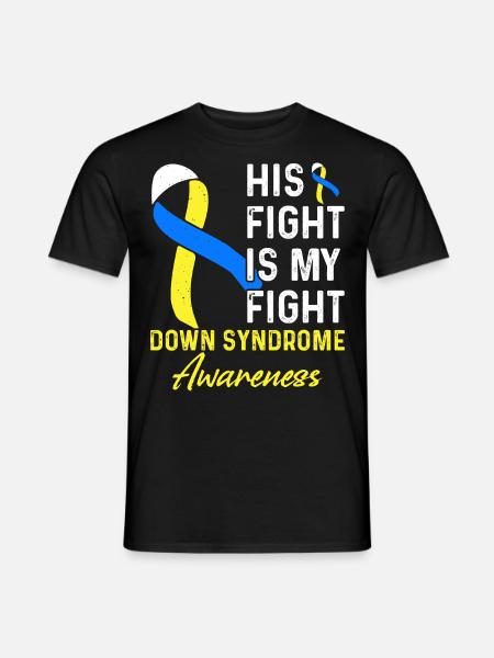 Down-syndrom Bewusstsein - Männer T-Shirt - Schwarz