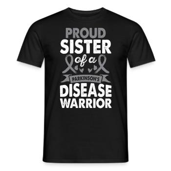 Schwester Der Parkinson-krankheit Kriegerin - Männer T-Shirt - Schwarz - Vorne - AI Model Male 178 light (178cm)