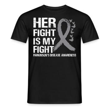 Parkinson's Awareness Month - Men's T-Shirt - black - Front - AI Model Male 178 light (178cm)