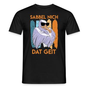 Möwe cool Sabbel nich Dat Geit Möwen Vogelfreund - Männer T-Shirt - Schwarz - Vorne - AI Model Male 178 light (178cm)