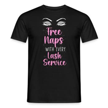 Esthetician Skincare Beautician - Men's T-Shirt - black - Front - AI Model Male 178 light (178cm)