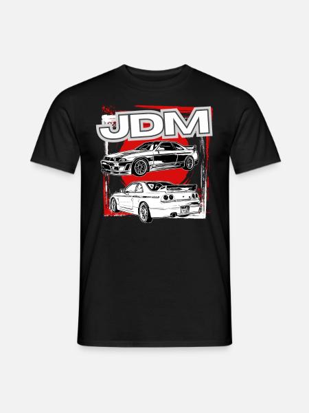 Jdm / Tuning / Turbocharger / Rims / Chiptuning - Men's T-Shirt - black