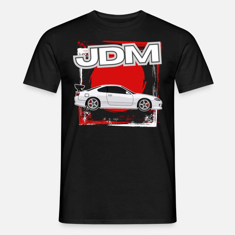 Jdm / Tuning / Turbolader / Felgen / Chiptuning - Männer T-Shirt - Schwarz