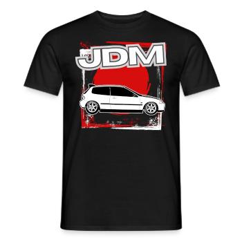 Jdm / Tuning / Turbolader / Felgen / Chiptuning - Männer T-Shirt - Schwarz - Vorne - AI Model Male 178 light (178cm)