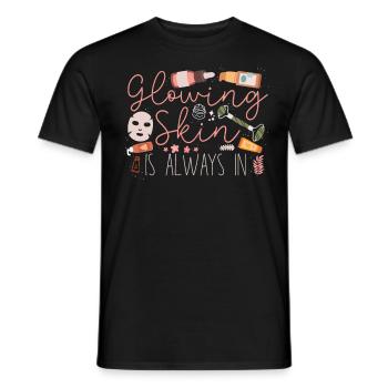 Cute Licensed Esthetician Skincare - Männer T-Shirt - Schwarz - Vorne - AI Model Male 178 light (178cm)