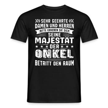 Onkel Geburtstag Onkel Sprüche Onkel Geschenke - Männer T-Shirt - Schwarz - Vorne - AI Model Male 178 light (178cm)