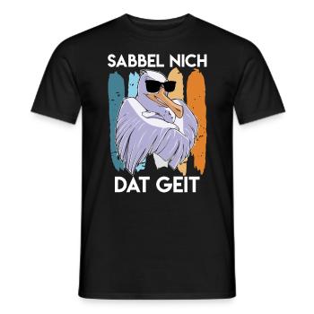 Möwe cool Sabbel nich Dat Geit Möwen Vogelfreund - Männer T-Shirt - Schwarz - Vorne - AI Model Male 178 light (178cm)