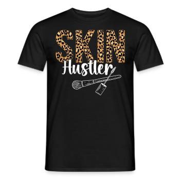 Cute Esthetician Skincare - Men's T-Shirt - black - Front - AI Model Male 178 light (178cm)