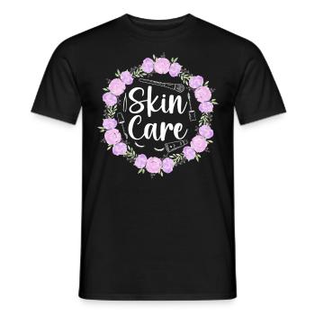 Cute Esthetician Skincare - Men's T-Shirt - black - Front - AI Model Male 178 light (178cm)