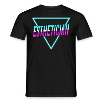 Cute Licensed Esthetician Skincare - Männer T-Shirt - Schwarz - Vorne - AI Model Male 178 light (178cm)