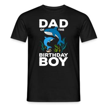 Dad Of The Birthday Boy - Männer T-Shirt - Schwarz - Vorne - AI Model Male 178 light (178cm)
