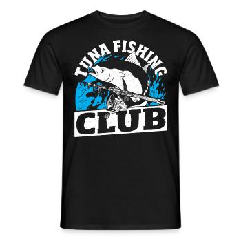Club de pêche au thon Thon - T-shirt homme - noir - Devant - AI Model Male 178 light (178cm)