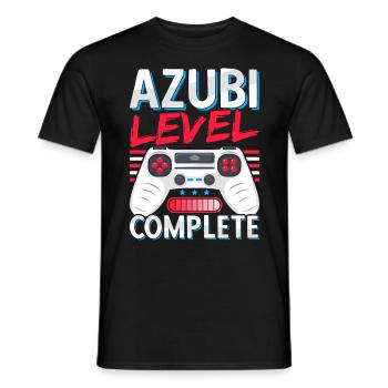 Ausbildung bestanden Azubi Auszubildender Abschluß - Männer T-Shirt - Schwarz - Vorne - AI Model Male 178 light (178cm)