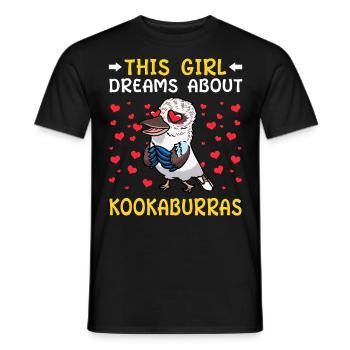 Laughing Hans Vogel Jägerliest - T-shirt homme - noir - Devant - AI Model Male 178 light (178cm)
