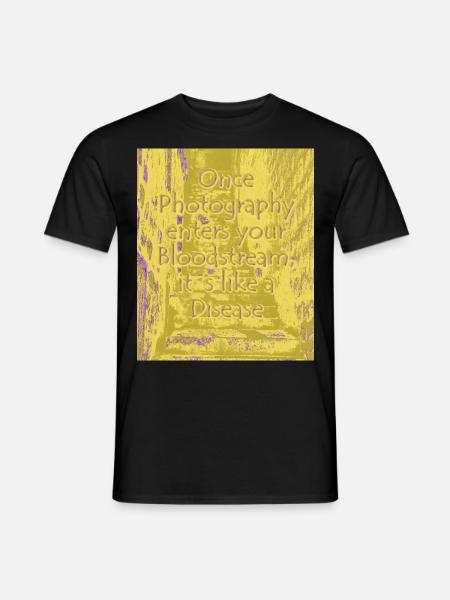 phtotography disease olive - Men's T-Shirt - black
