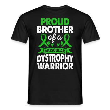 Frère de la dystrophie musculaire Conscience guerrière - T-shirt homme - noir - Devant - AI Model Male 178 light (178cm)