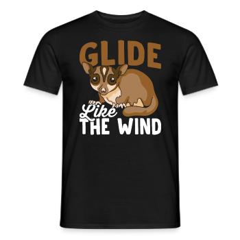 Glissez comme les propriétaires de planeurs à sucre éolien - T-shirt homme - noir - Devant - AI Model Male 178 light (178cm)