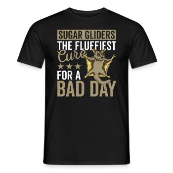 Sugar Gliders Fluffiest Cure Sugar Glider Owner - T-shirt homme - noir - Devant - AI Model Male 178 light (178cm)