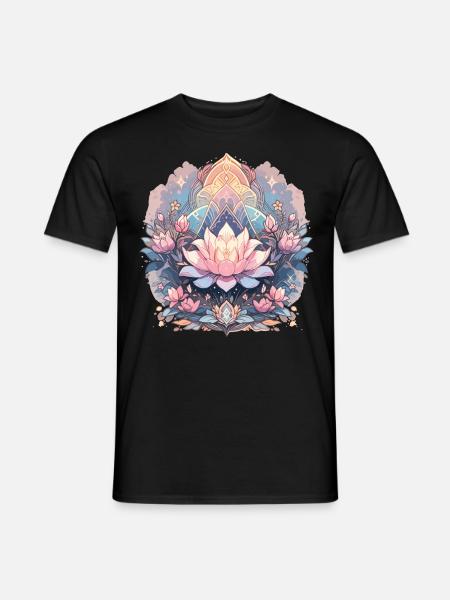 Lotus Blossom - Men's T-Shirt - black