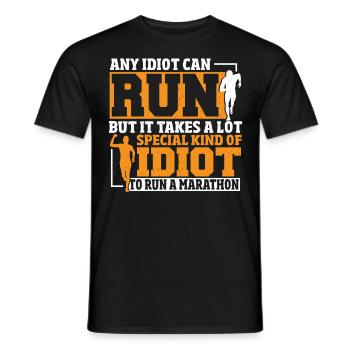 Il faut un idiot très spécial pour - T-shirt homme - noir - Devant - AI Model Male 178 light (178cm)