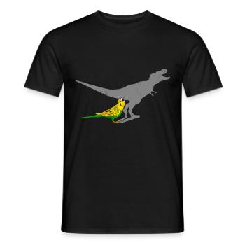 Budgie Budgie Lover Bird Lover - T-shirt homme - noir - Devant - AI Model Male 178 light (178cm)