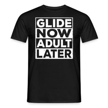 Sugar Glider-Owner Glide maintenant Sugar Gliders - T-shirt homme - noir - Devant - AI Model Male 178 light (178cm)