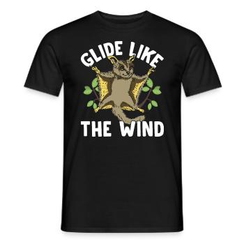 Glissez comme les propriétaires de planeurs à sucre éolien - T-shirt homme - noir - Devant - AI Model Male 178 light (178cm)