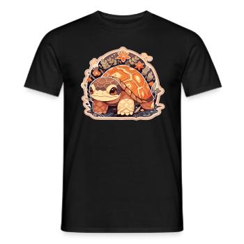 Tortue - T-shirt homme - noir - Devant - AI Model Male 178 light (178cm)
