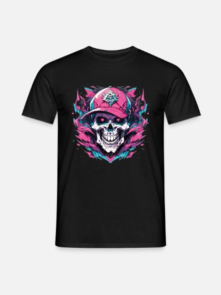 Skull Skull Skulls Skull Skeleton - Men's T-Shirt - black