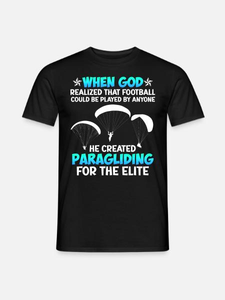 Parapente parapente pour l’élite - T-shirt homme - noir
