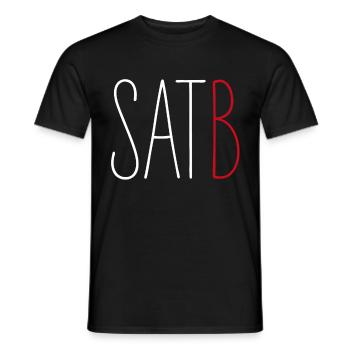 SATB Chanteur Basse Musicien Chœur Musikverein Singen - T-shirt homme - noir - Devant - AI Model Male 178 light (178cm)