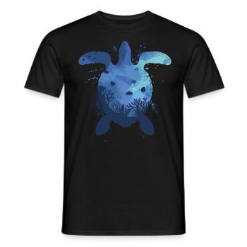 Sea Turtle Tortoise - Männer T-Shirt - Schwarz - Vorne - AI Model Male 178 light (178cm)