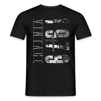 Vintage 1979 Special Edition Geburtsjahr 1979 - Männer T-Shirt - Schwarz - Vorne - AI Model Male 178 light (178cm)