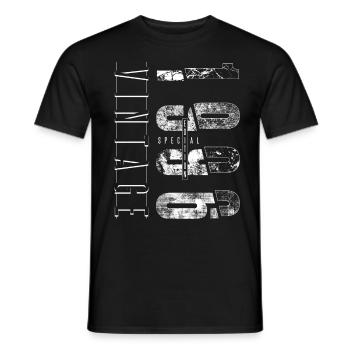 Vintage 1996 Special Edition Year of birth 1996 - Men's T-Shirt - black - Front - AI Model Male 178 light (178cm)