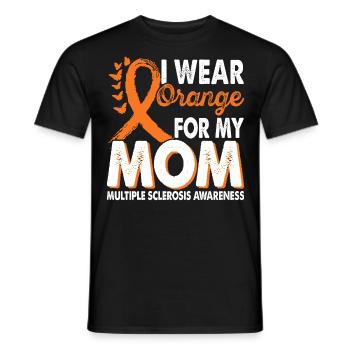 Wear orange for Month of Consciousness - Men's T-Shirt - black - Front - AI Model Male 178 light (178cm)