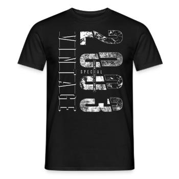 Vintage 2003 Special Edition Year of birth 2003 - Men's T-Shirt - black - Front - AI Model Male 178 light (178cm)