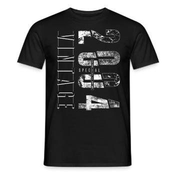 Vintage 2004 Special Edition Year of birth 2004 - Men's T-Shirt - black - Front - AI Model Male 178 light (178cm)