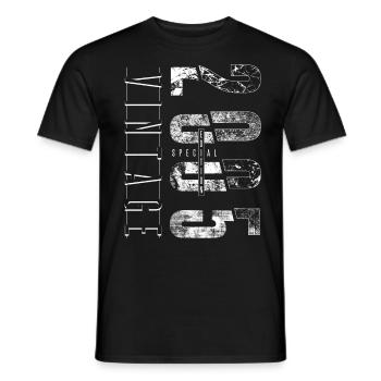 Vintage 2005 Special Edition Year of birth 2005 - Men's T-Shirt - black - Front - AI Model Male 178 light (178cm)