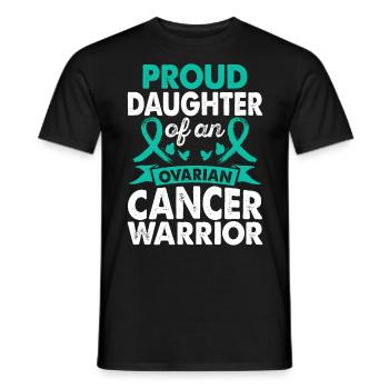 Daughter of Warrior Awareness Month for - Men's T-Shirt - black - Front - AI Model Male 178 light (178cm)