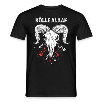 Kölle Alaaf Karneval Konfetti Fussball Rot Weiß - Männer T-Shirt - Schwarz - Vorne - AI Model Male 178 light (178cm)