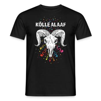 Kölle Alaaf Kölner Karneval Konfetti 5. Jahreszeit - Männer T-Shirt - Schwarz - Vorne - AI Model Male 178 light (178cm)
