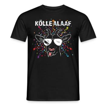 Kölle Alaaf Kölsch Karneval Fasching Konfetti Köln - Männer T-Shirt - Schwarz - Vorne - AI Model Male 178 light (178cm)