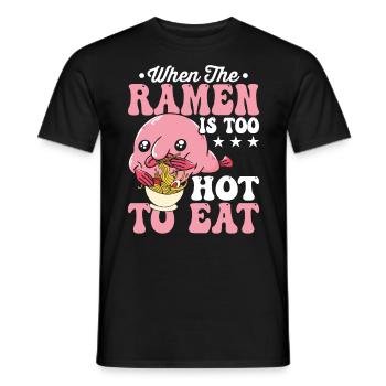 blobfish Ramen zu heiß - Männer T-Shirt - Schwarz - Vorne - AI Model Male 178 light (178cm)