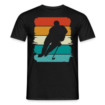 Eishockey Hockey sur glace - T-shirt homme - noir - Devant - AI Model Male 178 light (178cm)