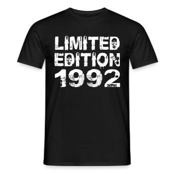 Limited Edition 1992 Geburtstag 1992 Geburtstag - Männer T-Shirt - Schwarz - Vorne - AI Model Male 178 light (178cm)