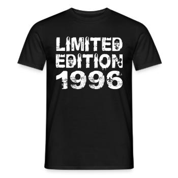 Limited Edition 1996 Birthday 1996 Birthday - Men's T-Shirt - black - Front - AI Model Male 178 light (178cm)