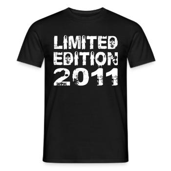 Limited Edition 2011 Geburtstag 2011 Geburtstag - Männer T-Shirt - Schwarz - Vorne - AI Model Male 178 light (178cm)