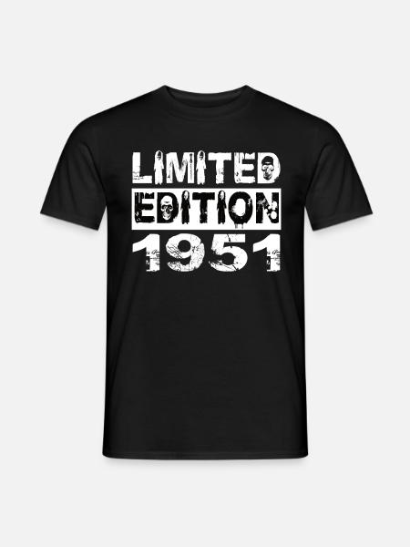 Édition limitée 1951 Anniversaire 1951 Anniversaire - T-shirt homme - noir